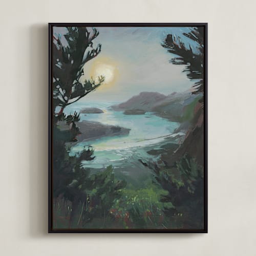 This is a dark pine art by Khara Ledonne called basalted