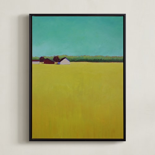 This is a citrus green art by Carol C. Young called green harvest