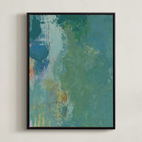 This is a forest art by Rita Kwong called summer walk with mint chip ice-cream 1