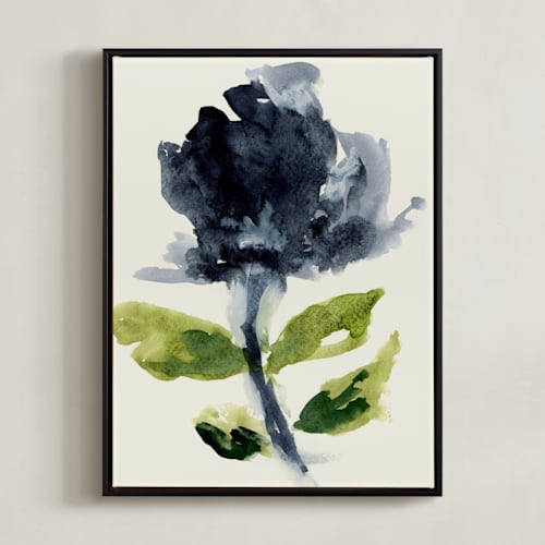This is a slate art by Deborah Velasquez called blue mist no.2