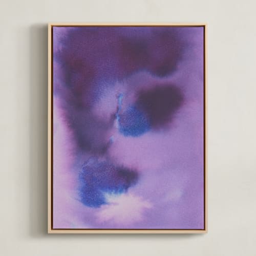 This is a purple art by Agata Jasinska called purple abstract