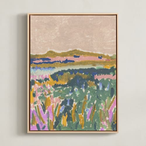 This is a peach art with standard by Alisa Galitsyna called across the fields 1