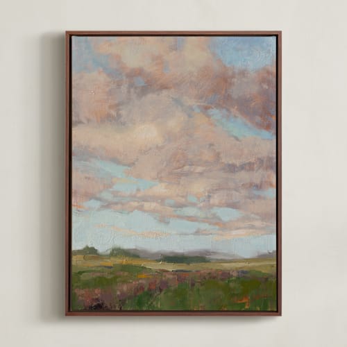 This is a ochre art by Wendy Keller called panorama 2