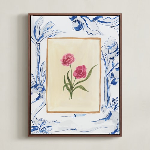 This is a vanilla art by Teju Reval called toile blooms 1