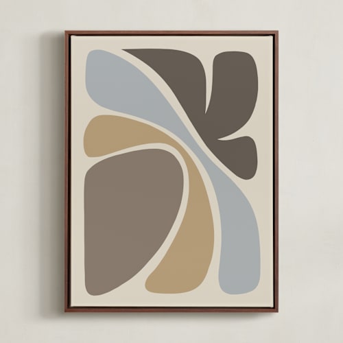 This is a sandy beige art by Dominique Vari called affinity ii