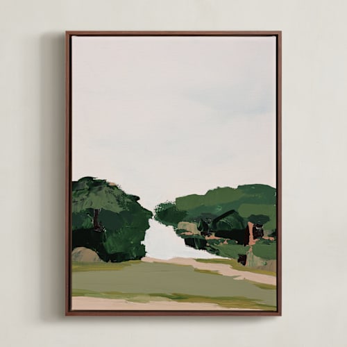 This is a green art with standard by Caryn Owen called california oak woodlands 2