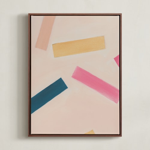 This is a cotton candy kids wall art by Maja Cunningham called confetti 2