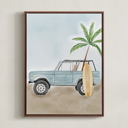 This is a seaside art by Vilija called beach cruiser