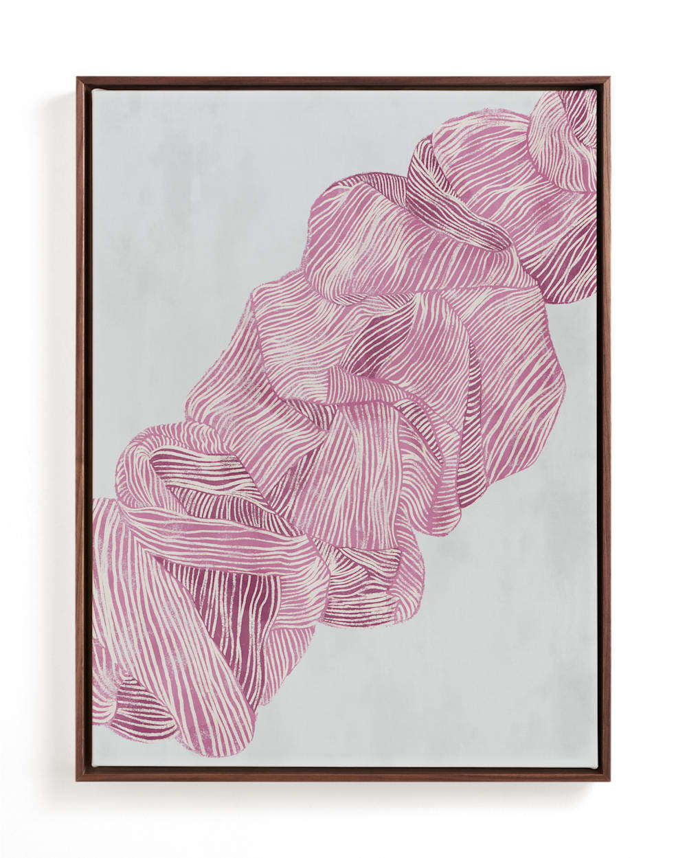 This is a mauve art by Pati Cascino called groove