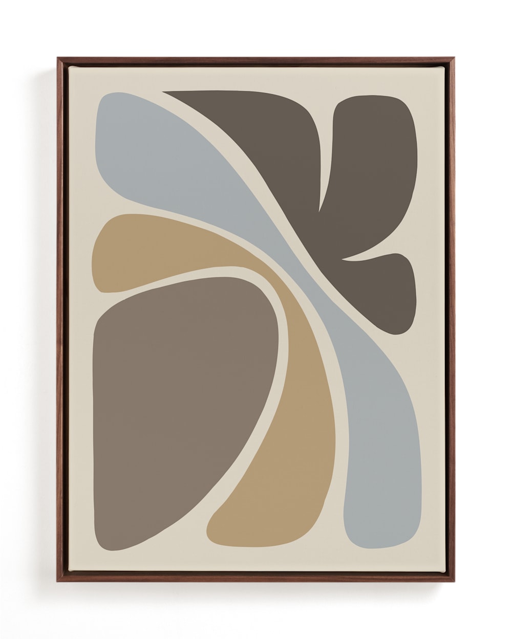 This is a sandy beige art by Dominique Vari called affinity ii