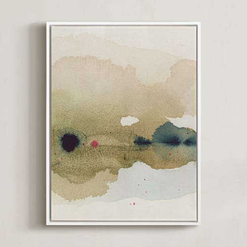 This is a viridian art with standard by Shina Choi called viridian misty lake i