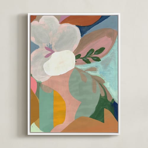 This is a passionate peach art by cyrille gulassa called birthday bouquet ii