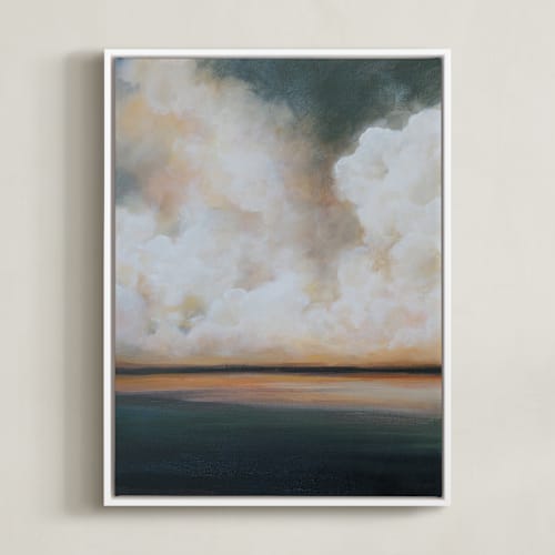 This is a peach art by Mya Bessette called reunion 1