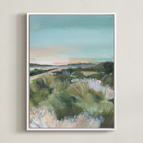 This is a dune blue art by AlisonJerry called sunset on the dunes 2