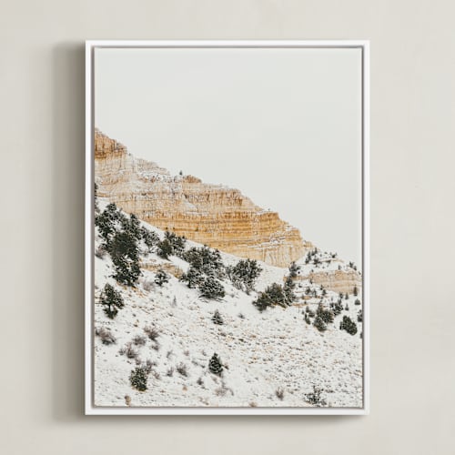 This is a snow art by Kamala Nahas called aurum 2