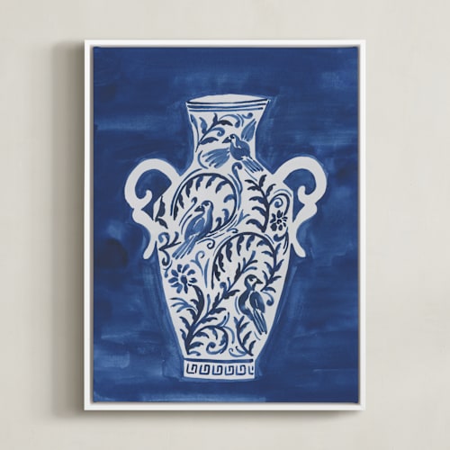 This is a ink art by Teju Reval called chinoiserie tableware 1