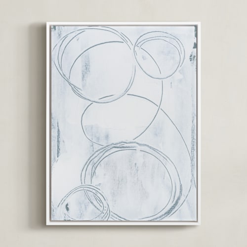 This is a soft white art by Julia Contacessi called innuendo no. 4