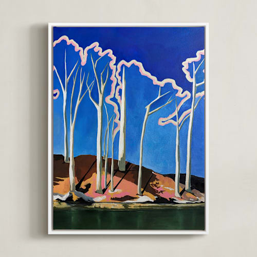 This is a electric art by Magan Ruthke called winter forests have halos