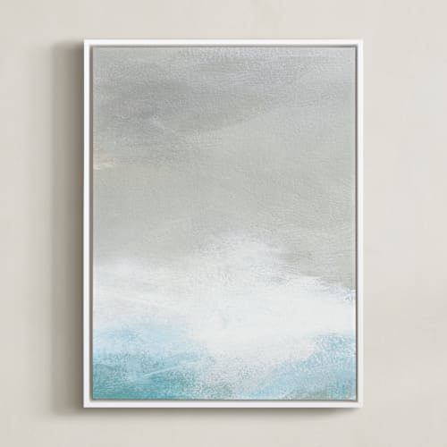 This is a seafoam art by Jenny Partrite called kissing the shore i