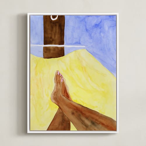 This is a banana art by Akweley Creative called free to pause