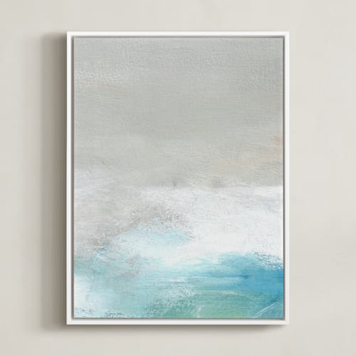 This is a seafoam art by Jenny Partrite called kissing the shore ii