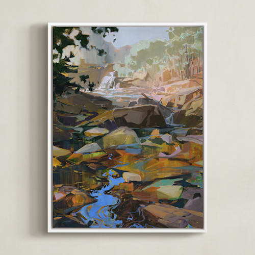 This is a ochre art by Jess Franks called hold that thought