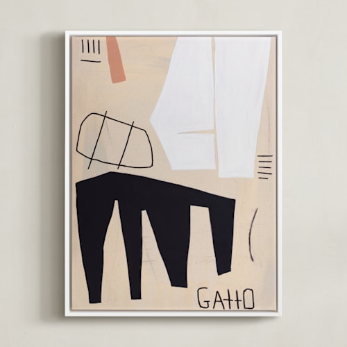 This is a neutral art by Keren Toledano called gatto