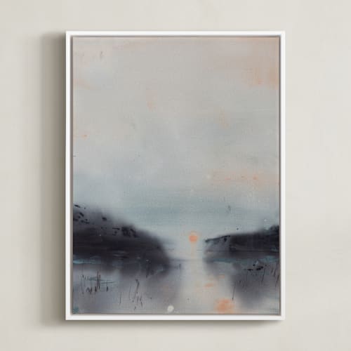 This is a sea mist art by Christa Kimble called canal at sunrise