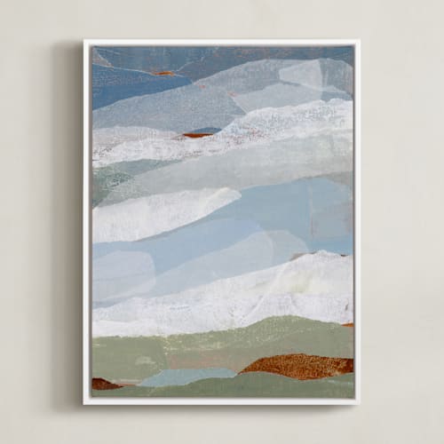 This is a moss art with standard by Roberta Hoiness Art called calling me home ii