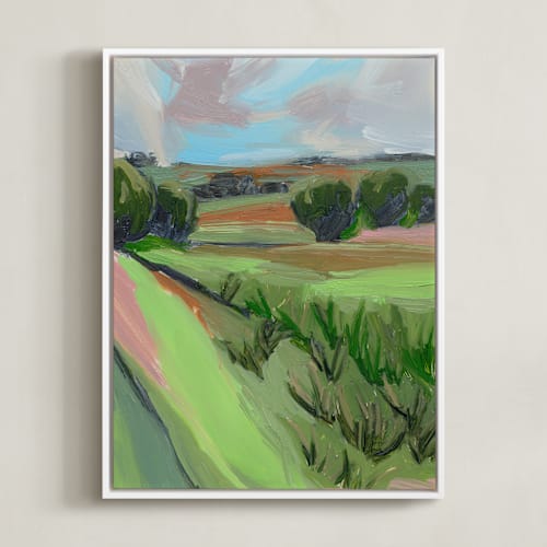 This is a green art by Molly Mansfield called swallow ii