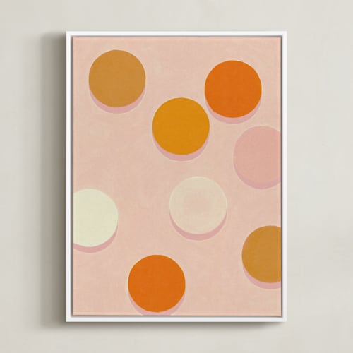 This is a salmon pink art by Alisa Galitsyna called party