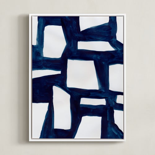 This is a indigo blue art by flvx studio called urban spaces