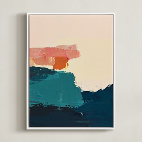 This is a navy blue art by Caryn Owen called kona seascapes ii