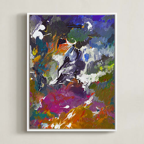 This is a dusk art by Anna Joseph called stormy weather