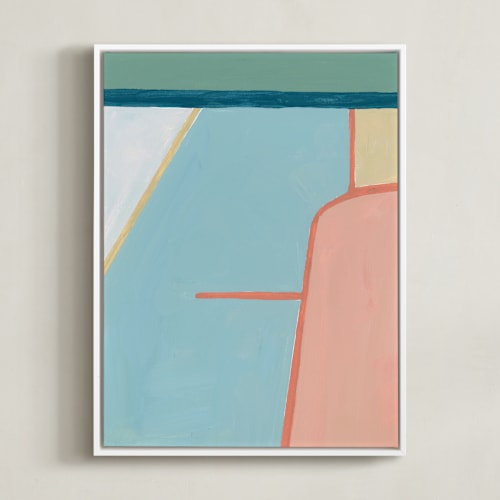 This is a earth tone green art by Christina Flowers called i think i could be happy here i