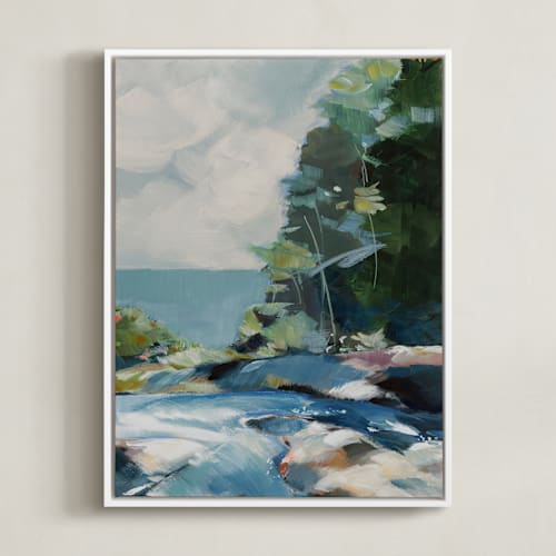 This is a alcove blue art with standard by AlisonJerry called blue alcove