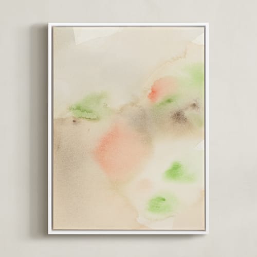 This is a beige art by M Gloria Hunter called a secret garden i