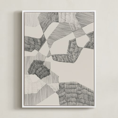 This is a graphite grey art by Catilustre called crossing land ii