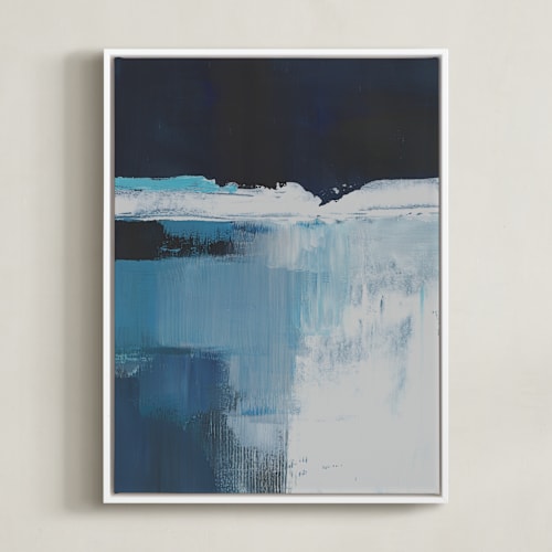 This is a blue waterfall art by AlisonJerry called rushing waterfall