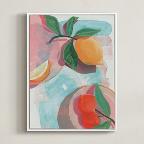 This is a lemon art by Kinga Subject called citrus dream