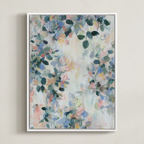 This is a fresh blue art by Sonal Nathwani called morning light ii