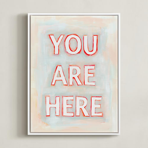 This is a coral art by Karyn Denten called you are here