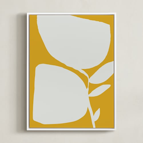 This is a mustard art by Creo Study called urban garden ii