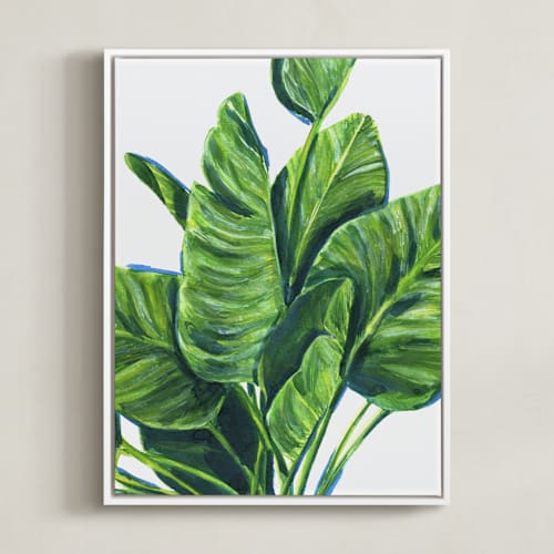 This is a evergreen art by Alexandra Dzh called tropical plants ii