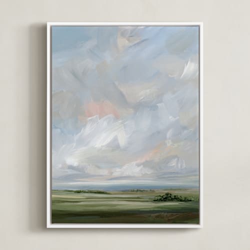 This is a sky blue art by Nicole Walsh called living skies