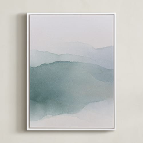 This is a sage green art by Rebecca King called echo of a memory 1