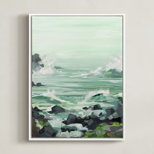 This is a sea spray green art with standard by BROOK PAGE called west coastal 2