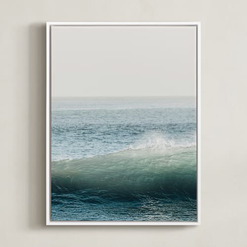 This is a pacific blue art by Kamala Nahas called sea glass i