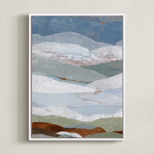 This is a moss art with standard by Roberta Hoiness Art called calling me home i