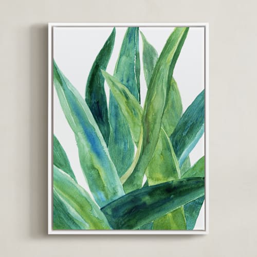 This is a evergreen art by Alexandra Dzh called tropical plants i